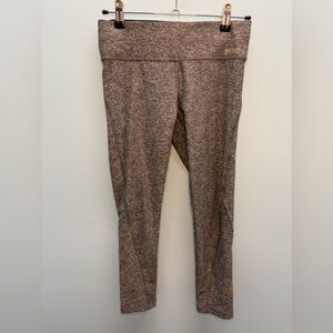 Women’s PINK gray athletic workout gym activewear spandex leggings VS XS